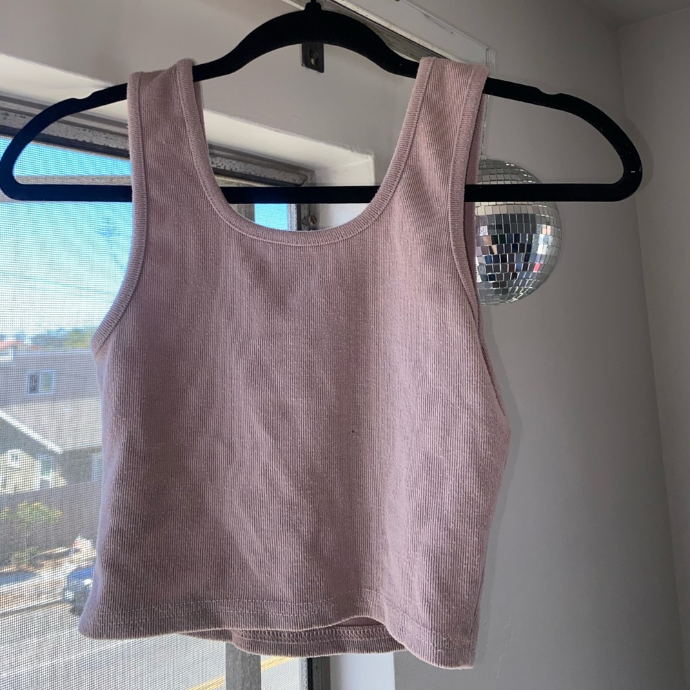 Light Pink and Orange Tank Tops